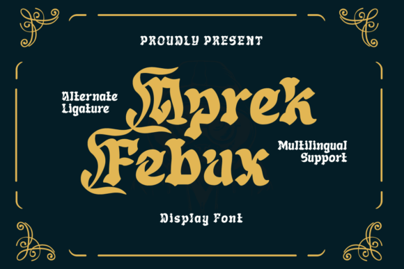 Aprek Febux: Bold Typography for Impact