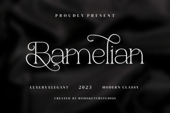 Bamelian: A Luxurious Serif Font