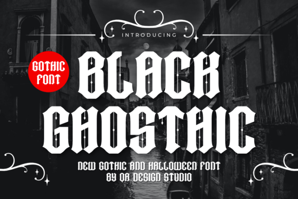 Black Ghosthic Font for Bold Design