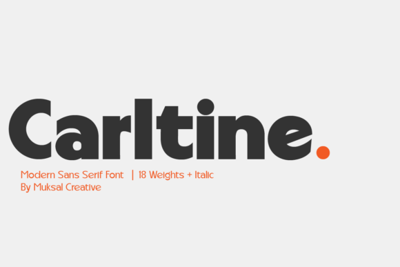 Carltine: A Bold Serif for Creative Projects