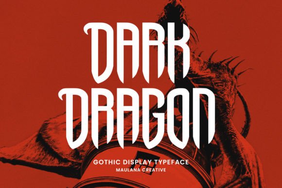 Dark Dragon: A Bold Blackletter Font