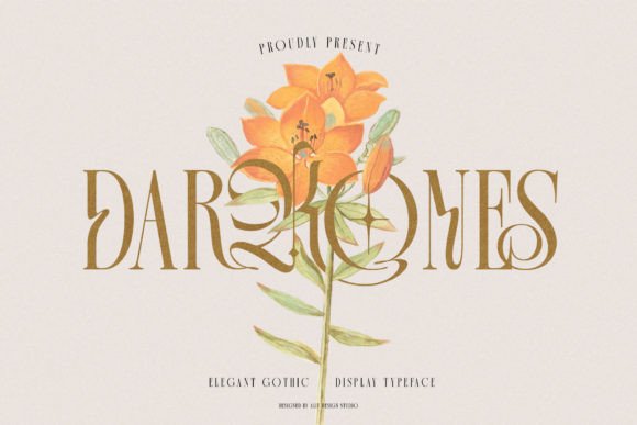 Darkones Font for Editorial Design