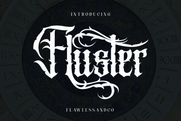 Fluster: A Bold Font for Business