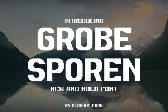 Grobe Sporen: Bold Typography for Impact