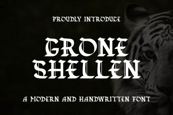Grone Shellen: Bold Blackletter for Impact