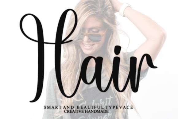 Hair: A Bold Handwritten Font
