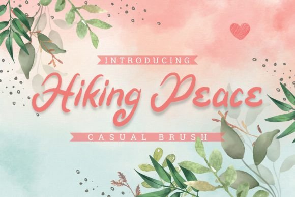 Hiking Peace: A Modern Script Font