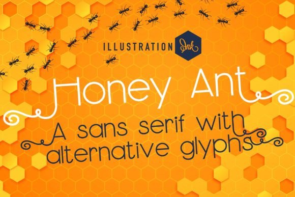 Honey Ant: A Bold, Playful Sans Serif