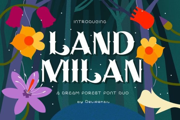 Landmilan: A Bold Serif for Editorial Design