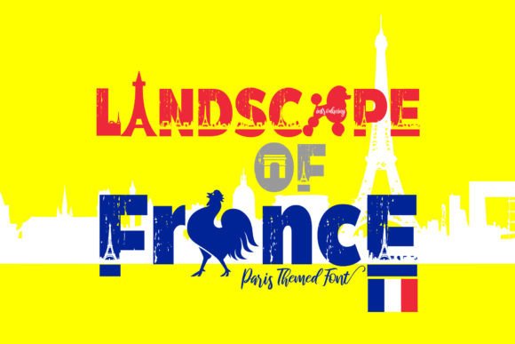 Landscape of France Font for Business