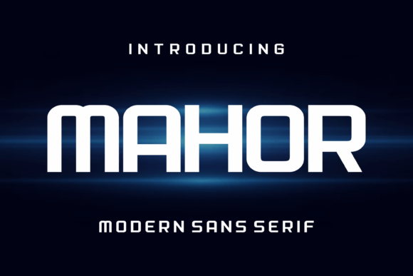 Mahor: A Bold Sans Serif for Editorial Design