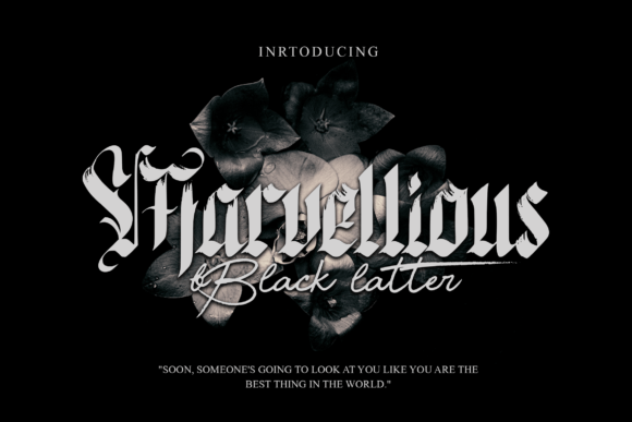 Marvellious: A Bold Blackletter Font