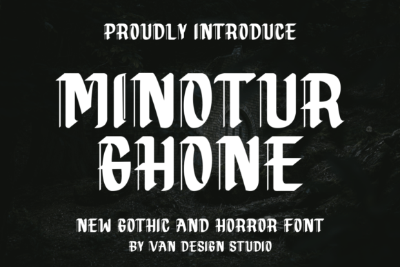 Minotur Ghone: A Bold Blackletter Font