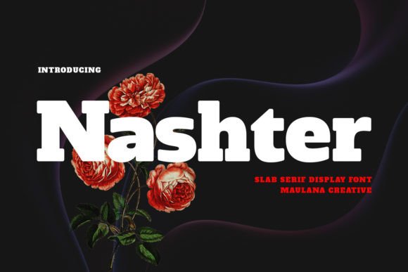 Nashter: A Bold Slab Serif for Modern Branding