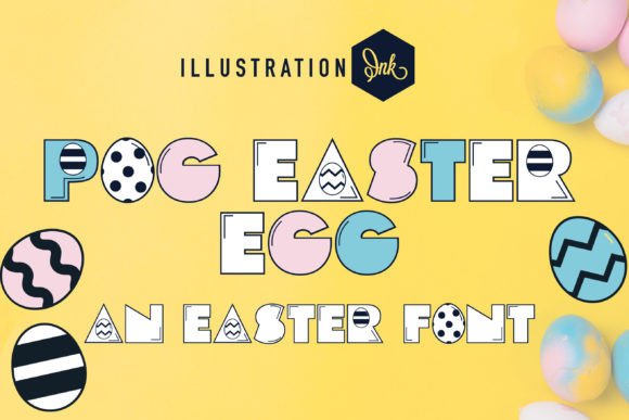 Pog Easter Egg Font for Business