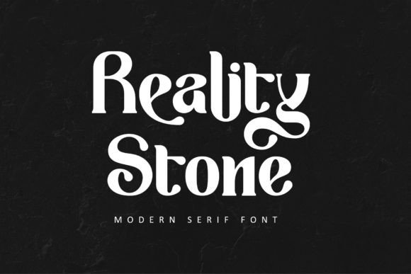Reality Stone: A Bold Serif Font for Impactful Design