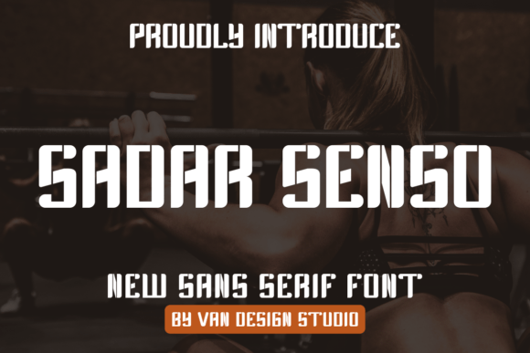 Sadar Senso: A Bold Font for Business