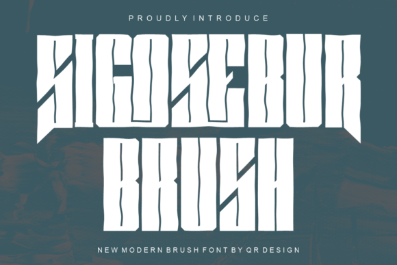 Sigosebur Brush Font for Creative Projects