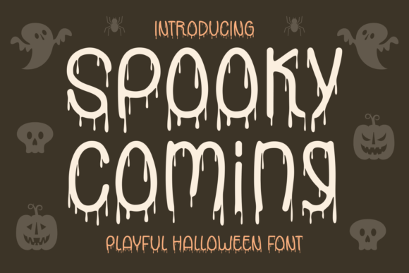 Spooky Coming: A Halloween Font That Haunts Your Design