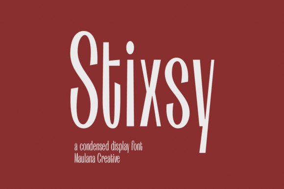 Stixsy: Bold Sans Serif for Editorial Design