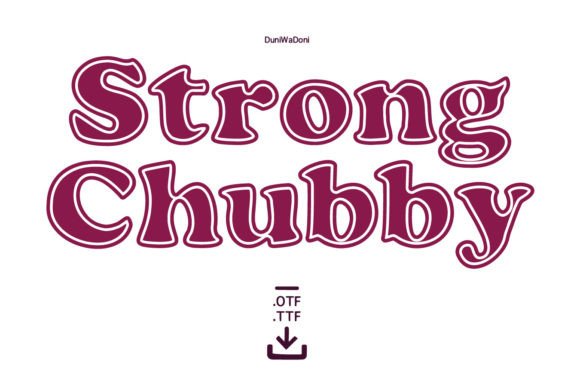 Strong Chubby Font: Bold & Playful