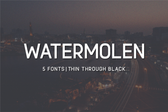 Watermolen: A Bold Font for Digital Marketing