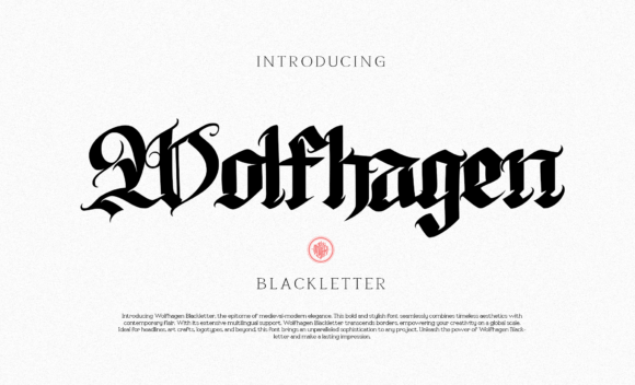 Wolfhagen: A Bold Type for Creative Projects