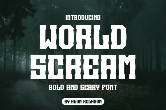 World Scream Font for Creative Projects