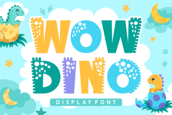 Wow Dino: A Bold Decorative Font
