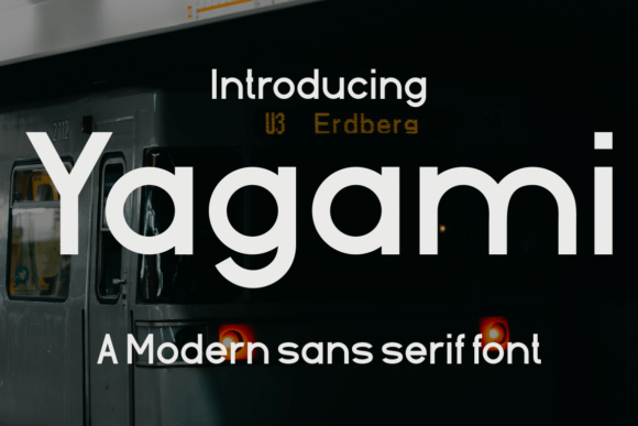 Yagami: A Bold Sans Serif for Editorial Design